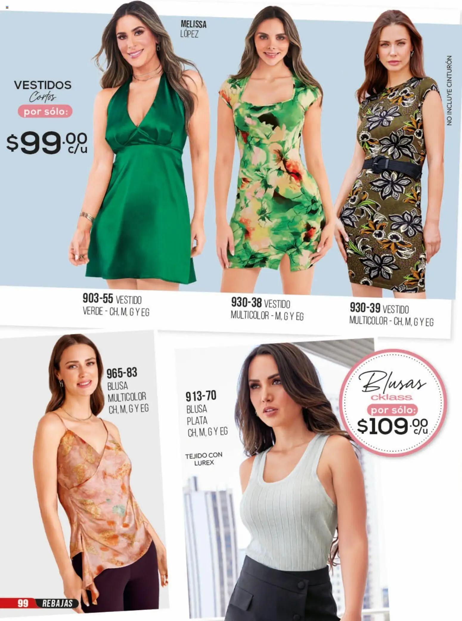 Nuevas ofertas de Cklass válidas en toda la República Mexicana desde el 23/06/2026. ¡Encuentra las mejores ofertas en Cklass catálogo Rebajas sobre rebajas calzado! | Página: 489 | Productos: Blusa, Cinturón, Vestido