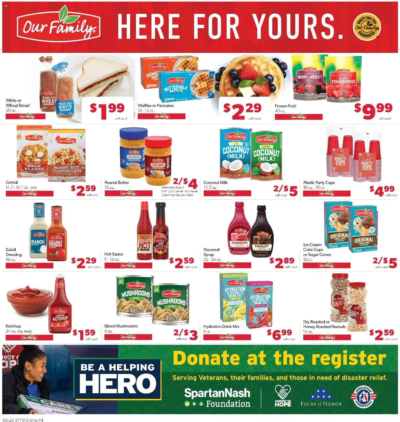 Family Fare Weekly Ad - IA - valid from 24.05.2026 | Page: 8 | Products: Foundation, Chocolate, Strawberries, Cream Cake