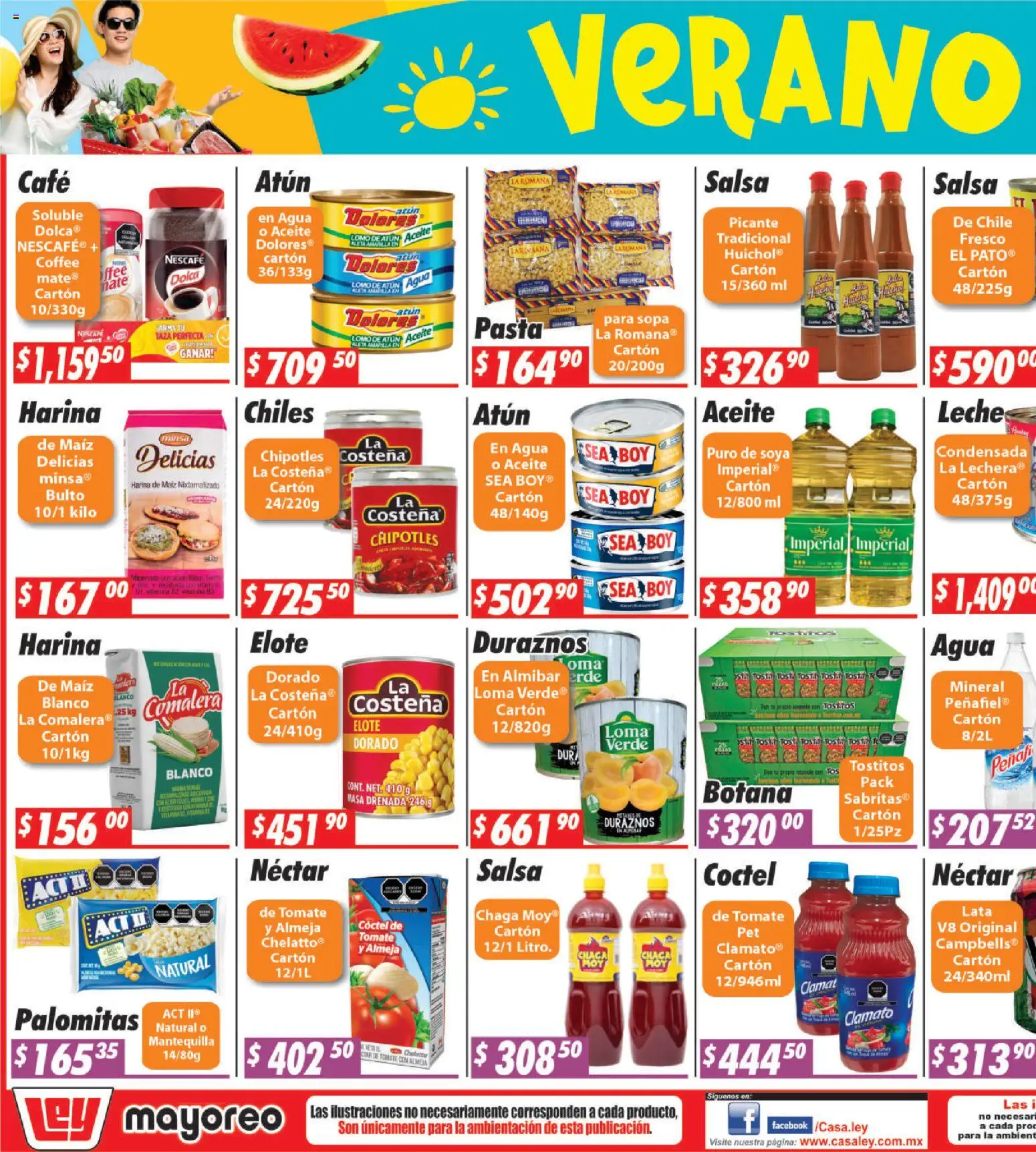 Nuevas ofertas de Casa Ley válidas en toda la República Mexicana desde el 13/07/2026. ¡Encuentra las mejores ofertas en Casa Ley folleto Hermosillo! | Página: 5 | Productos: Harina, Sopa, Tomate, Leche