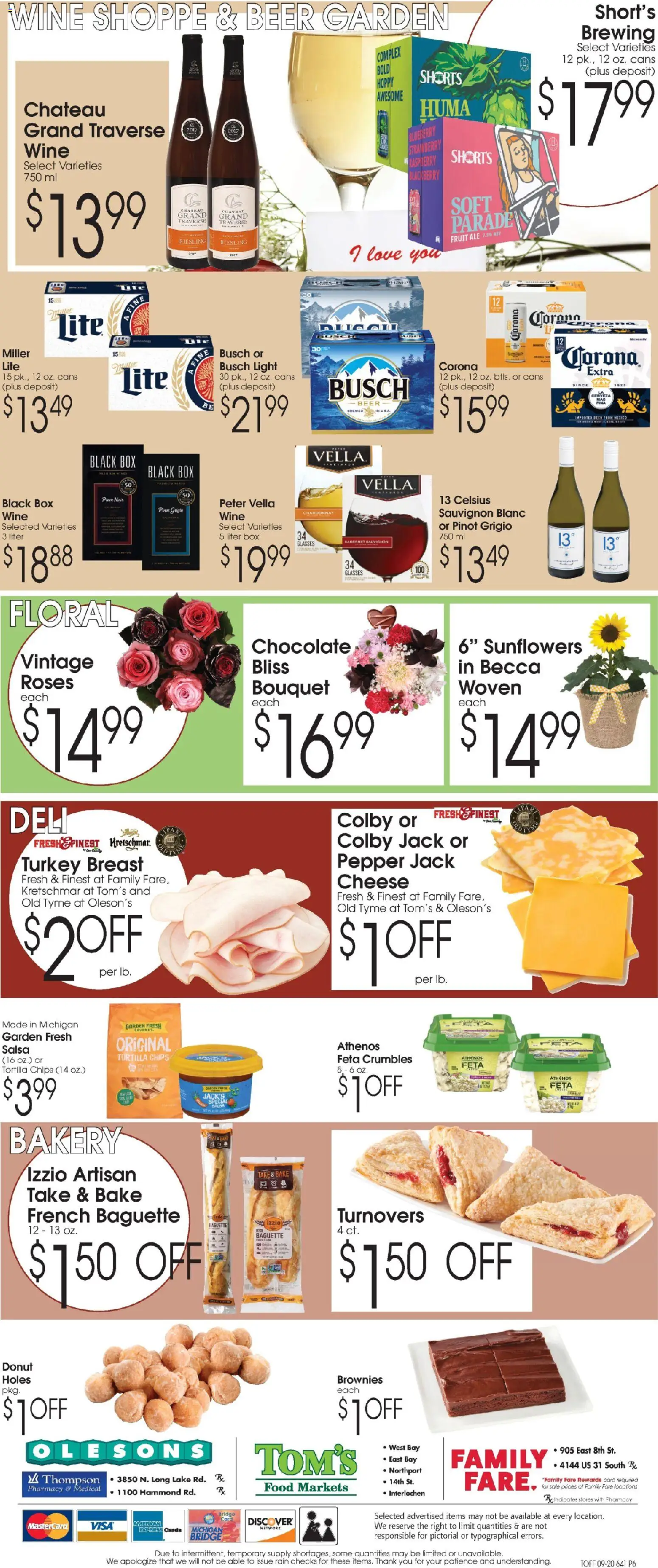 Family Fare Ad - valid from 09/20/2026 | Page: 6 | Products: Bakery, Brownies, Fruit, Donut