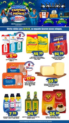 Bramil Supermercados ofertas do Dia - Pré-Visualização do folheto da loja Bramil Supermercados, válido de 28.05.2026