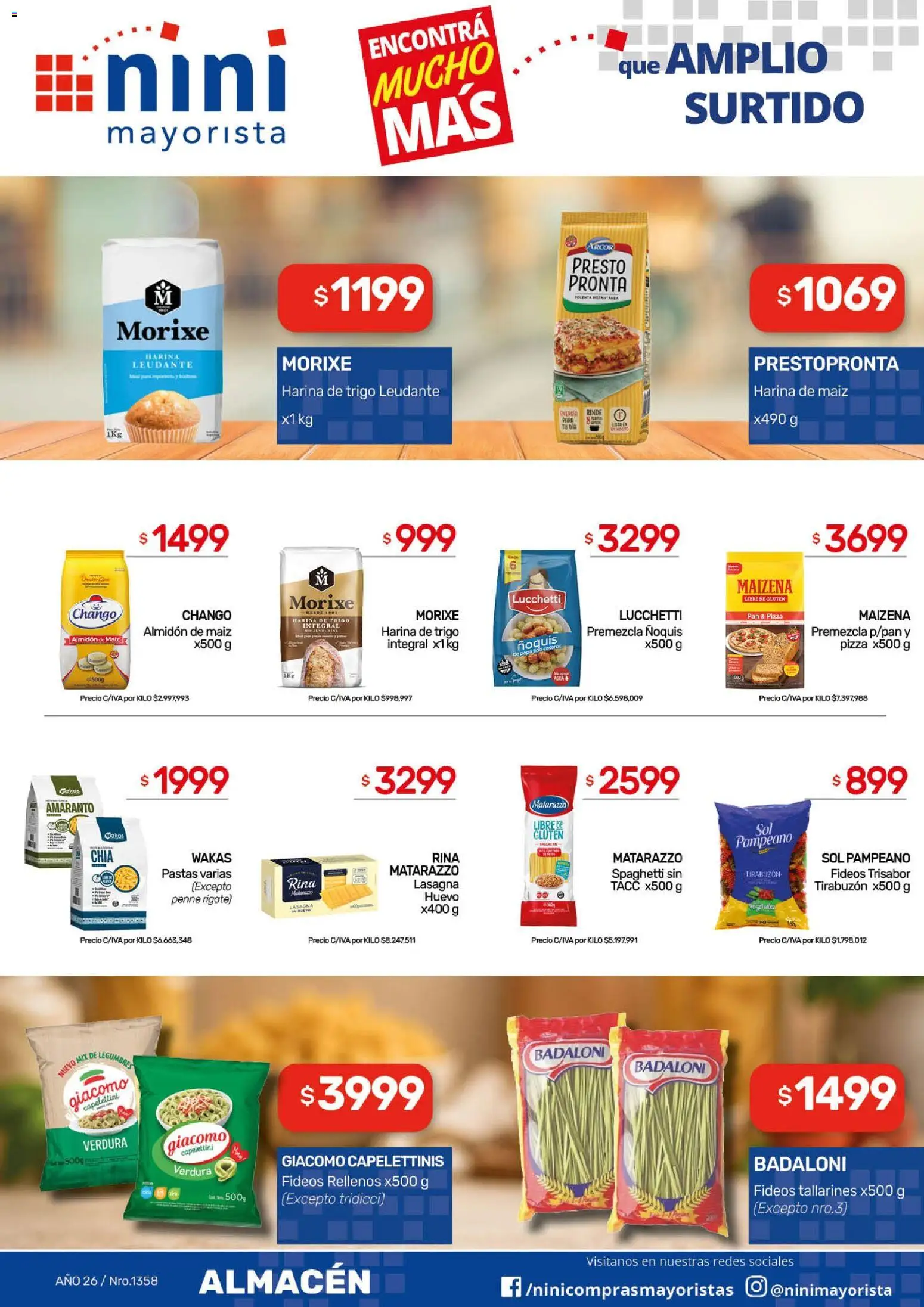NINI Mayorista ofertas │ válido desde el 04.05.2026 | Página: 23 | Productos: Papa, Maiz, Pan, Ñoquis