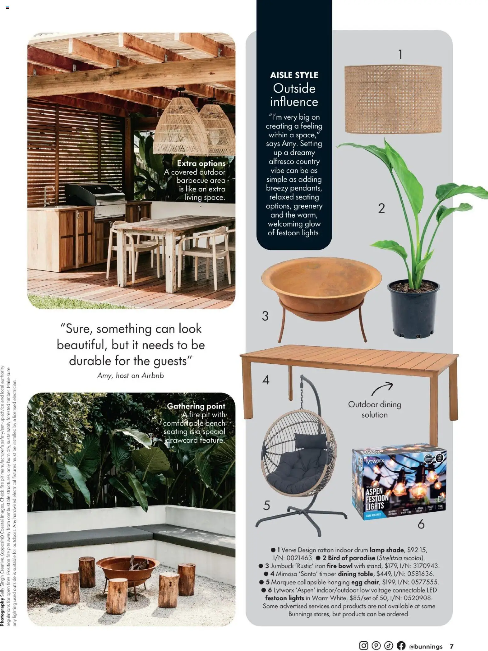 Bunnings Warehouse catalogue - valid from 23/09/2026 | Page: 7 | Products: Lamp, Lighting, Iron, Bench