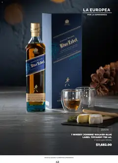 Vista previa de La Europea catálogo, nuevo folleto de la tienda, válido en México a partir del 22/09/2025 | Página: 43 | Productos: Vasos, Whisky