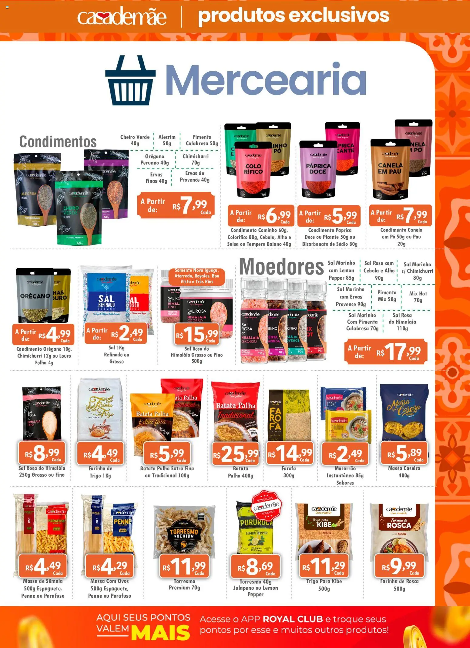 Royal Supermercados Folheto - válido de 29/06/2026 | Página: 3 | Produtos: Alho, Cebola, Carne, Bicarbonato de sódio