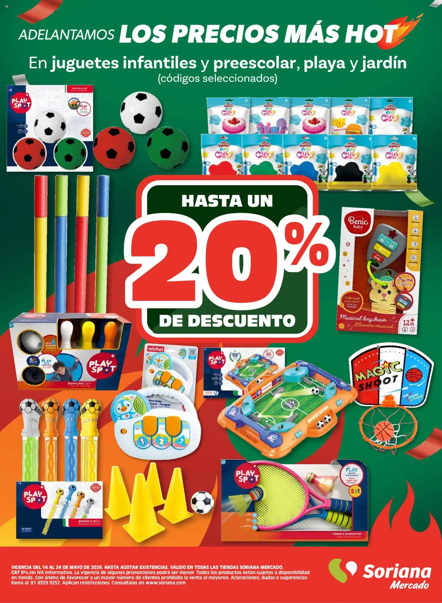 Nuevas ofertas de Soriana válidas en toda la República Mexicana desde el 14.05.2026. ¡Encuentra las mejores ofertas en Soriana Adelantamos los precios más hot Mercado Nacional! | Página: 18 | Productos: Llavero