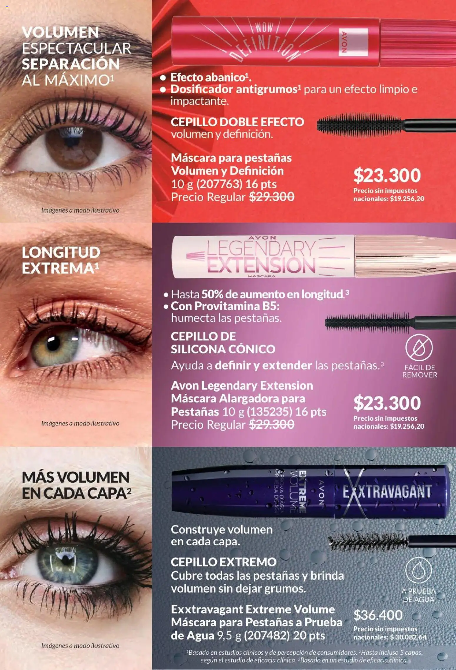 Avon -  Campaña 6/2026 │ válido desde el 01.06.2026 | Página: 44 | Productos: Cepillo, Máscara, Agua