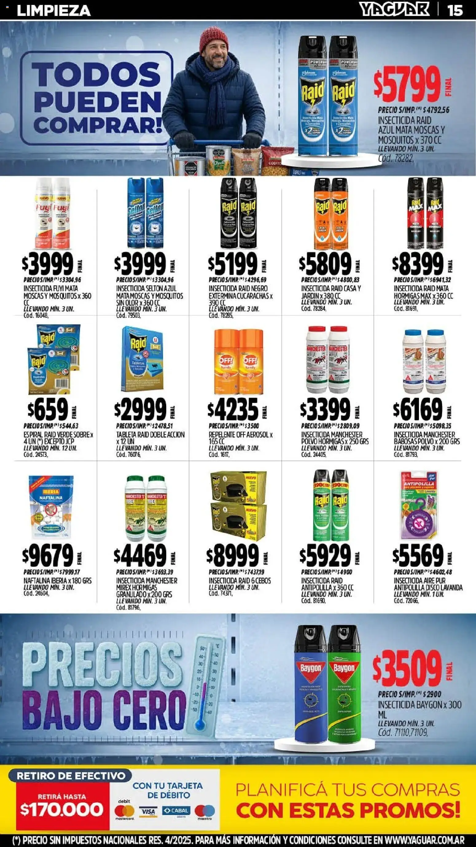 Yaguar - Oferta semanal Buenos Aires │ válido desde el 27/07/2026 | Página: 16 | Productos: Tableta, Disco, Insecticida, Polvo