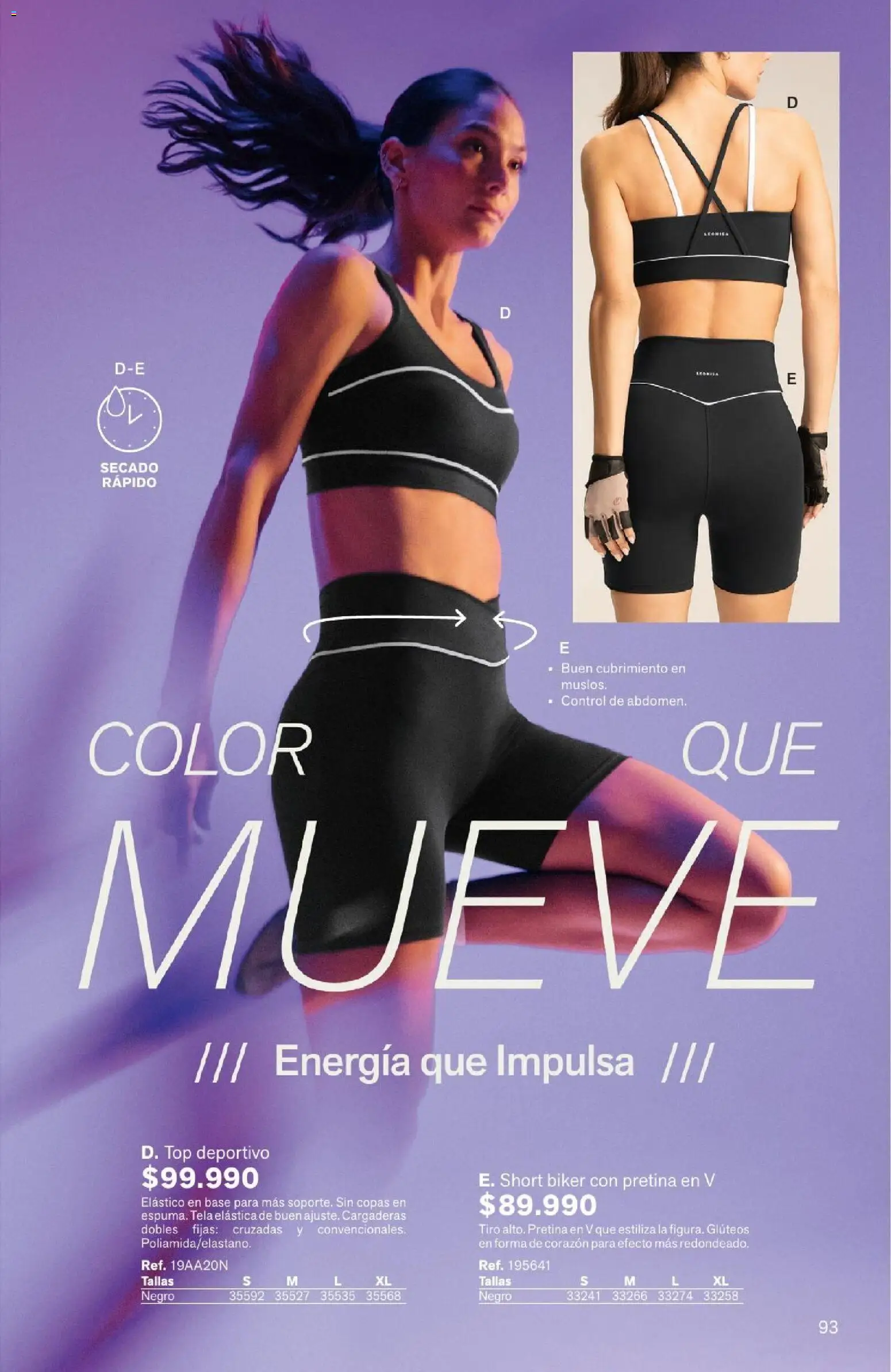 Leonisa revista - valida desde el 04/08/2026 | Página: 93 | Productos: Short, Top