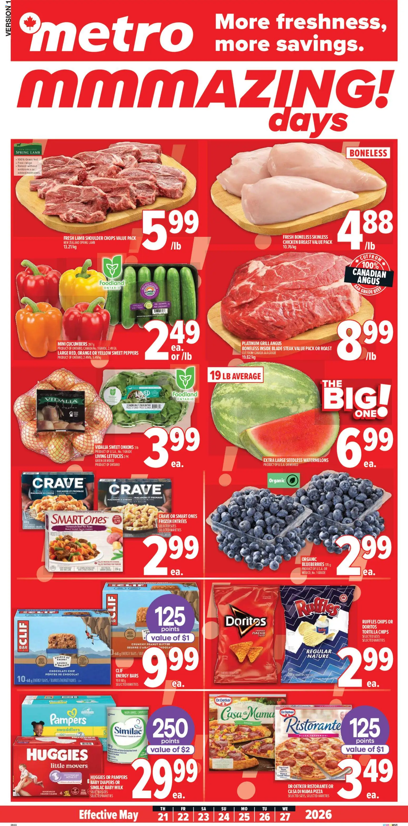 Metro flyer valid from 21.05.2026 | Page: 2 | Products: Beef, Chips, Grill, Pizza