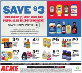 Preview of Acme weekly ads valid from 07/10/2026 | Page: 32 | Products: Cheese, Salad, Water, Bag