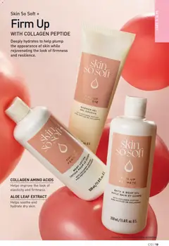 Preview of BODY LOTION, BODY LOTION LOTION POUR LE CORPS WITH COLLAGEN PEPTIDE AVEC PEPTIDE DE COLLAGÈNE from shop Avon valid from Jun 18, 2026 | Page: 19 | Products: Body lotion, Bath, Shower, Oil