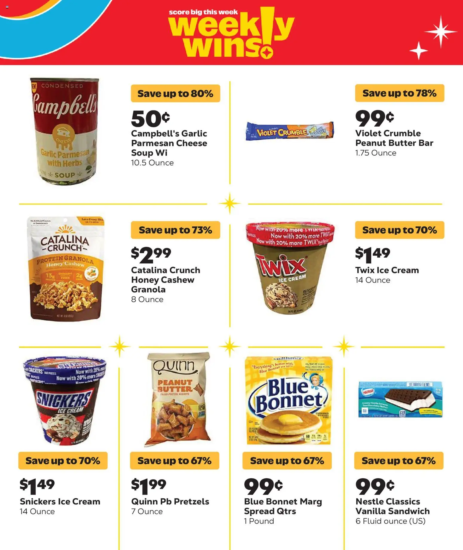 Grocery Outlet Weekly Ad - valid from 08/19/2026 | Page: 11 | Products: Cheese, Protein, Herbs, Ice