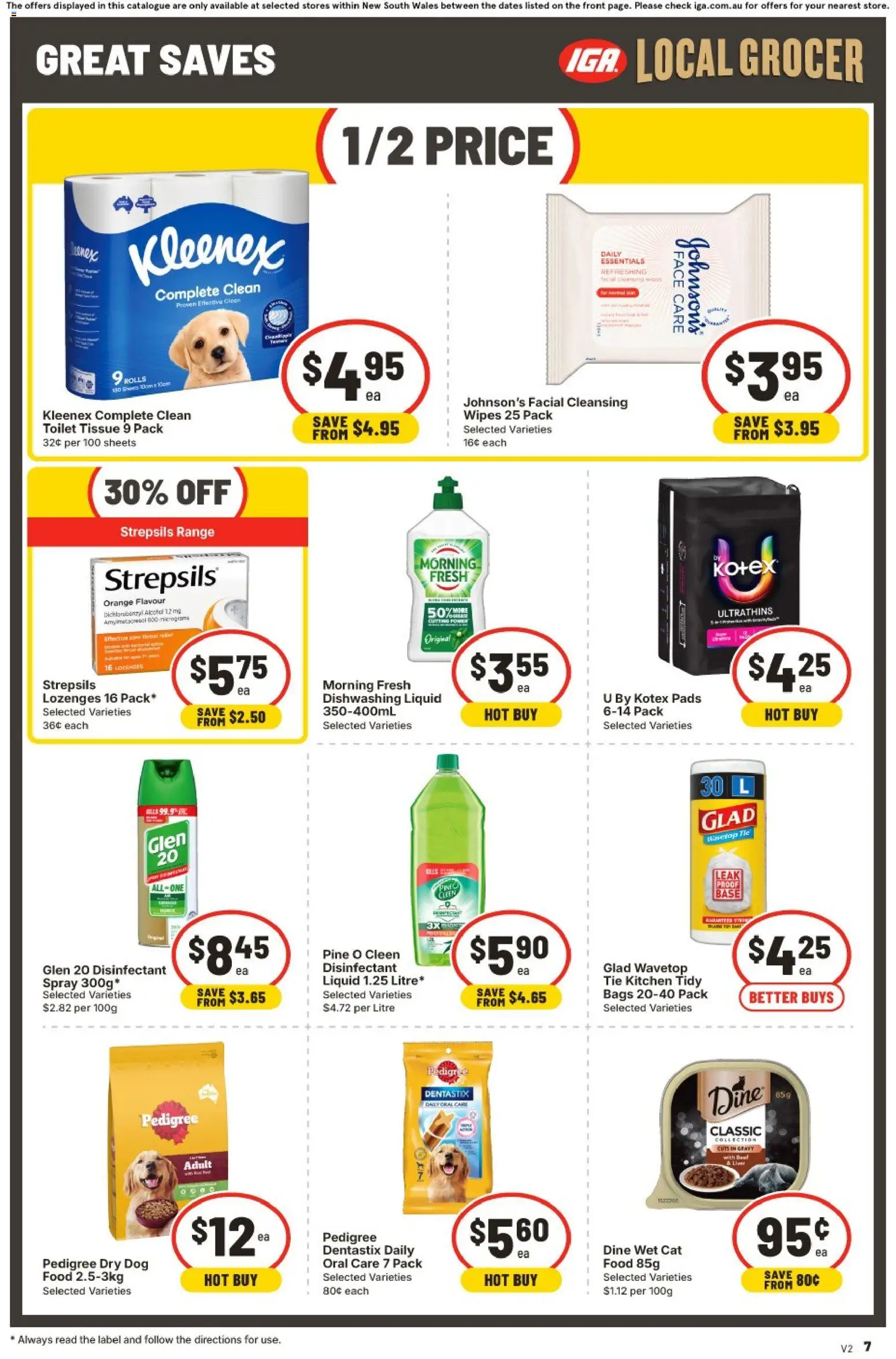IGA catalogue - valid from 30/09/2026 | Page: 7 | Products: Toilet, Honey, Beef, Tie