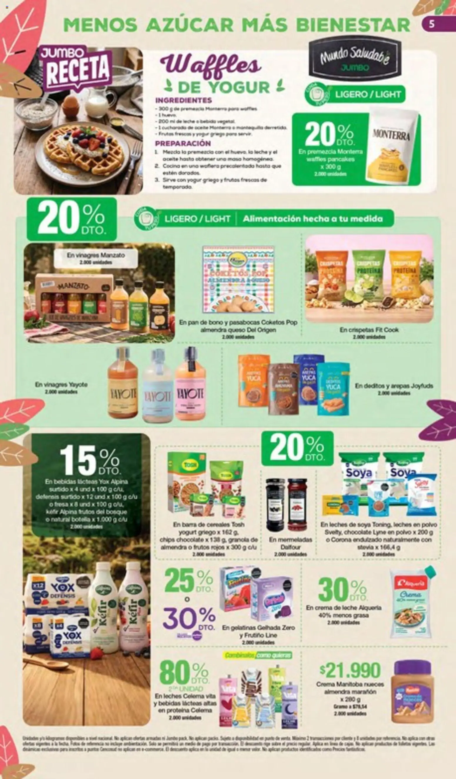 Jumbo revista - valida desde el 27/08/2026 | Página: 5 | Productos: Kéfir, Proteína, Masa, Frutos rojos