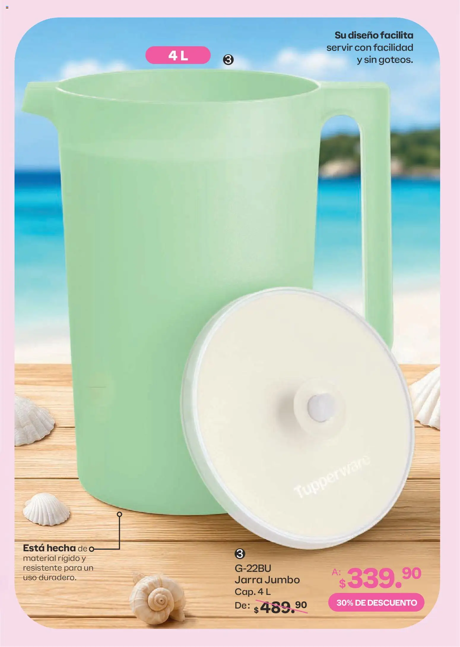 Nuevas ofertas de Tupperware válidas en toda la República Mexicana desde el 07/09/2026. ¡Encuentra las mejores ofertas en Tupperware catálogo! | Página: 25 | Productos: Jarra