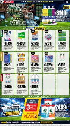 Vista previa Yaguar catálogo válido desde el 15.06.2026 | Página: 14 | Productos: Desinfectante, Pañuelo, Cocina, Limpiador