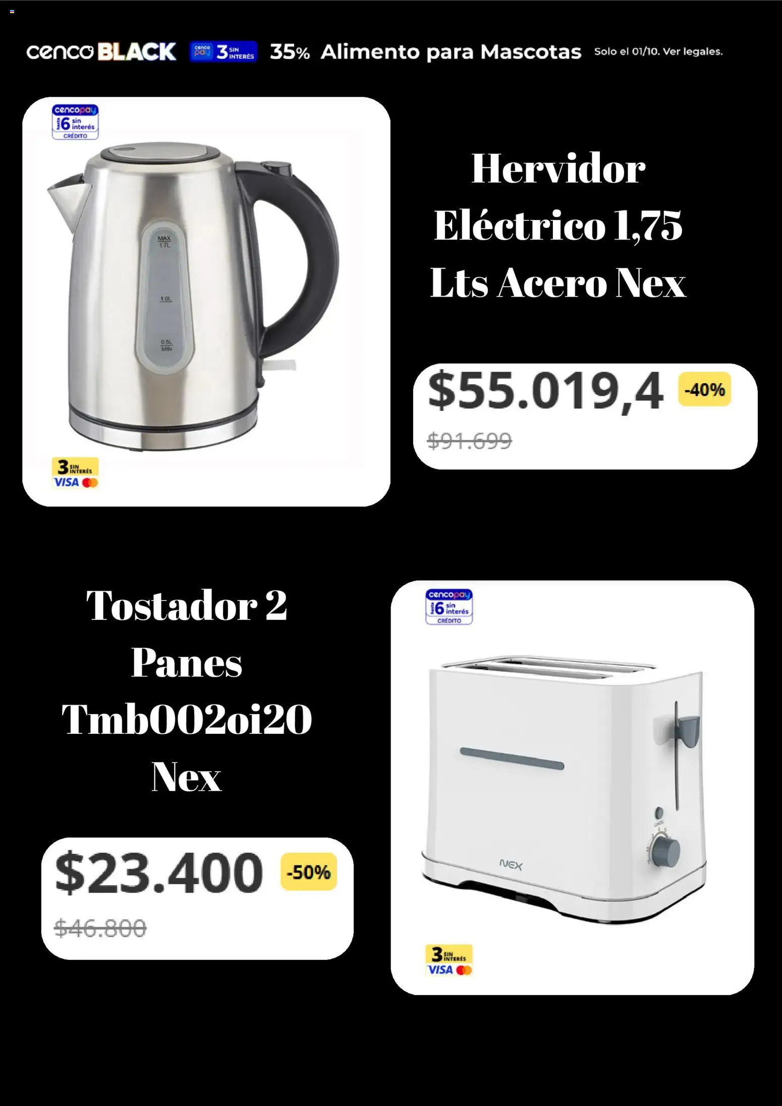 Vea - Cenco Black │ válido desde el 28/09/2026 | Página: 4 | Productos: Hervidor eléctrico