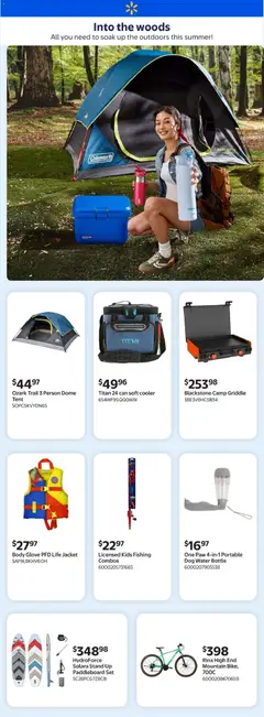 Preview of Walmart flyer - Into the woods from shop Walmart valid from 18.06.2026