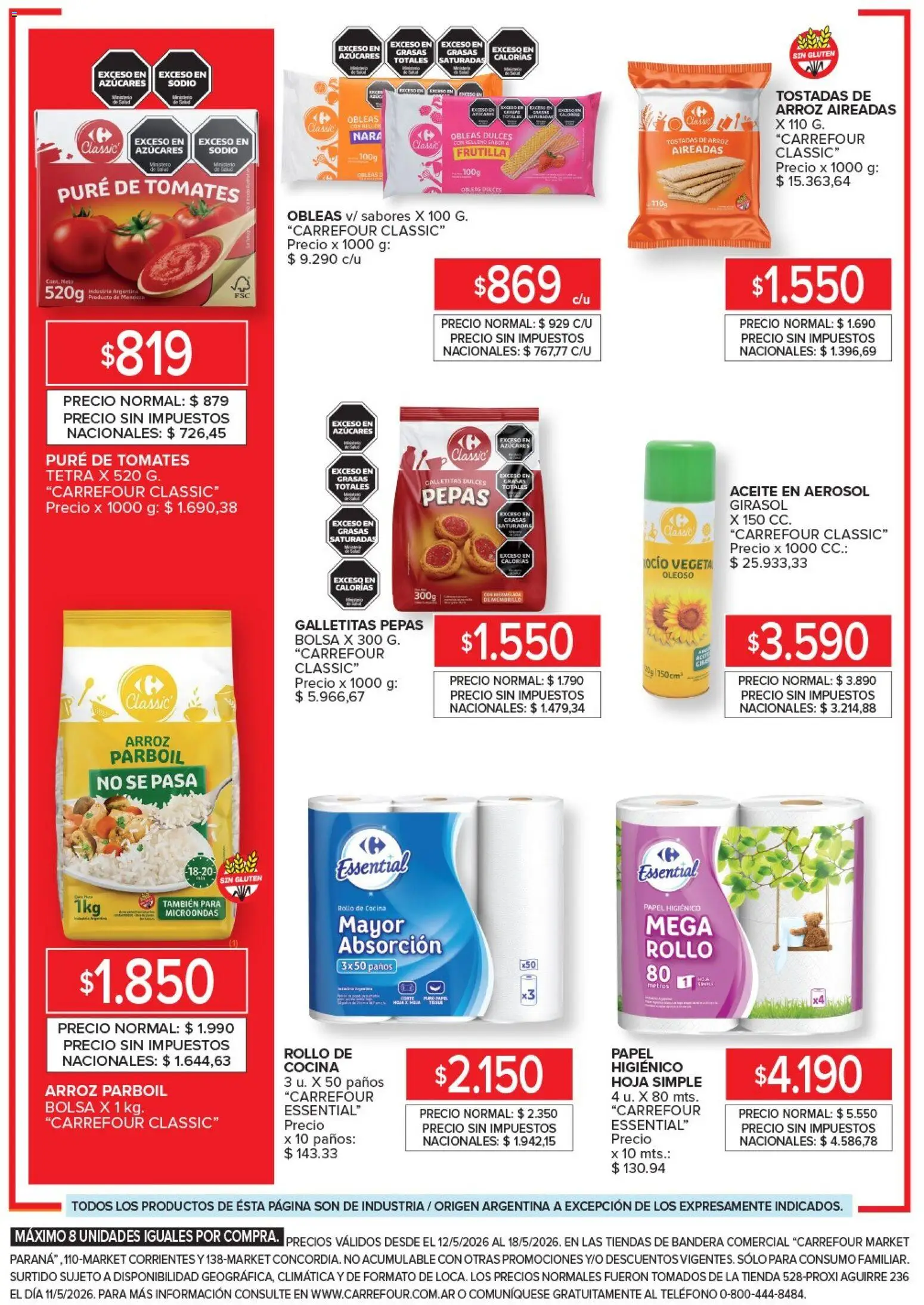 Carrefour Market - Market Paraná y Concordia │ válido desde el 12.05.2026 | Página: 3