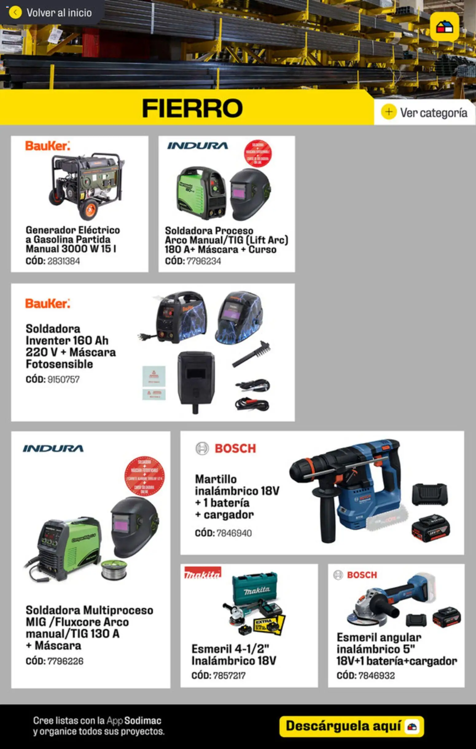Sodimac ofertas  │ válido desde el 03.04.2026 | Página: 4 | Productos: Cargador, Soldadora, Batería, Máscara
