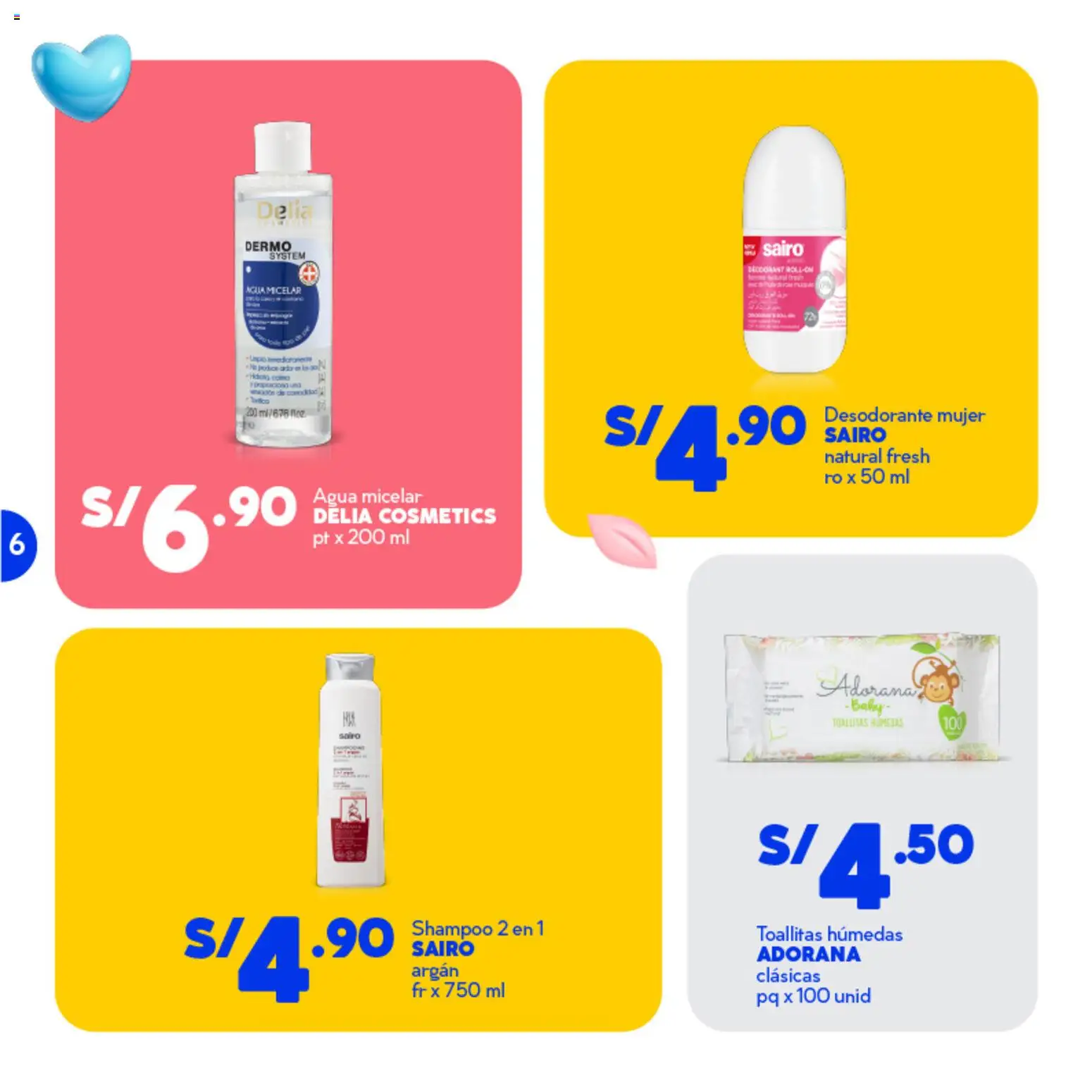 Catálogo Mass válido desde 04.05.2026 | Página: 6 | Productos: Shampoo, Desodorante