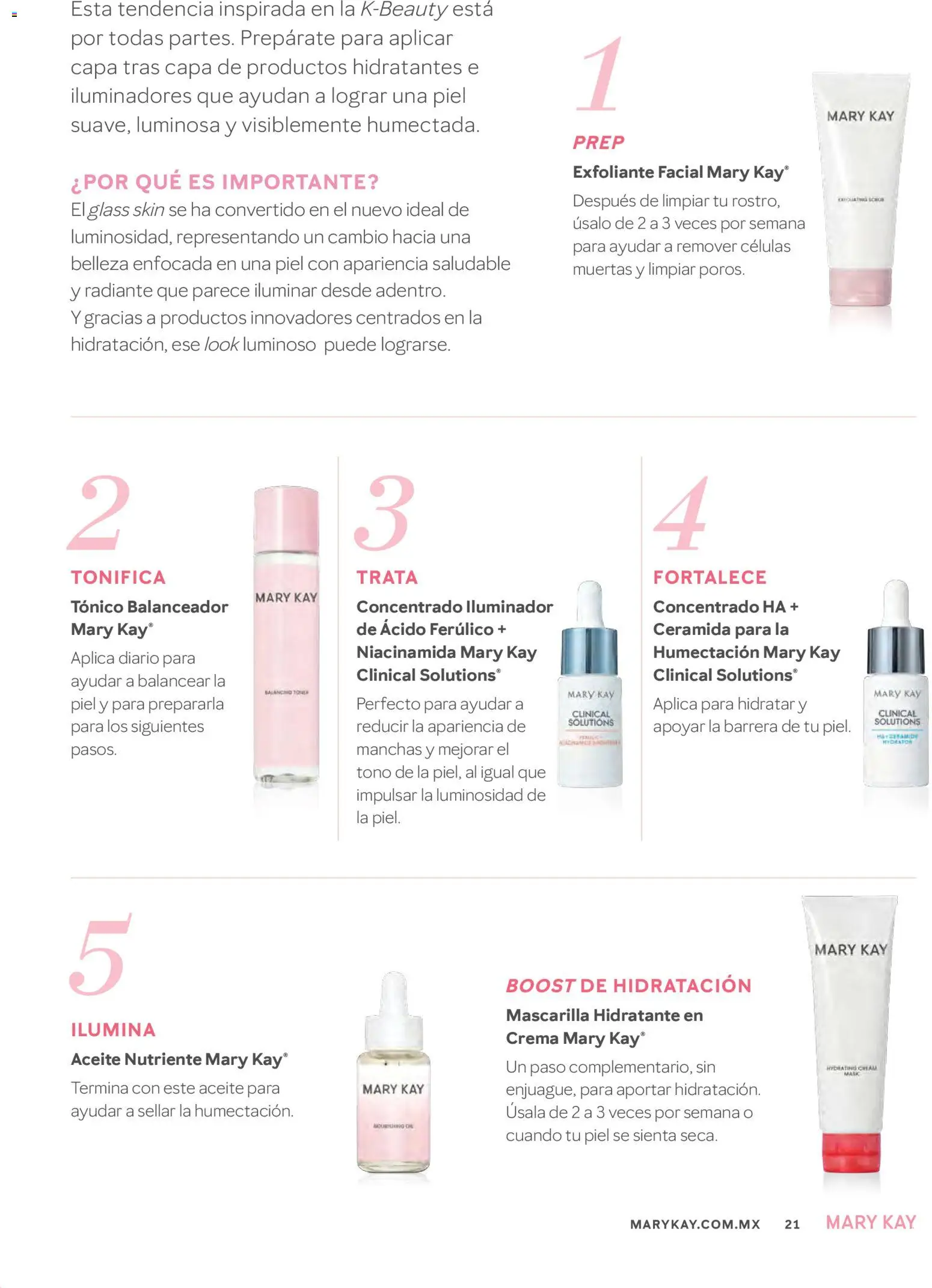 Nuevas ofertas de Mary Kay válidas en toda la República Mexicana desde el 01/09/2026. ¡Encuentra las mejores ofertas en Mary Kay catálogo! | Página: 21 | Productos: Iluminador, Crema, Exfoliante facial, Radiante