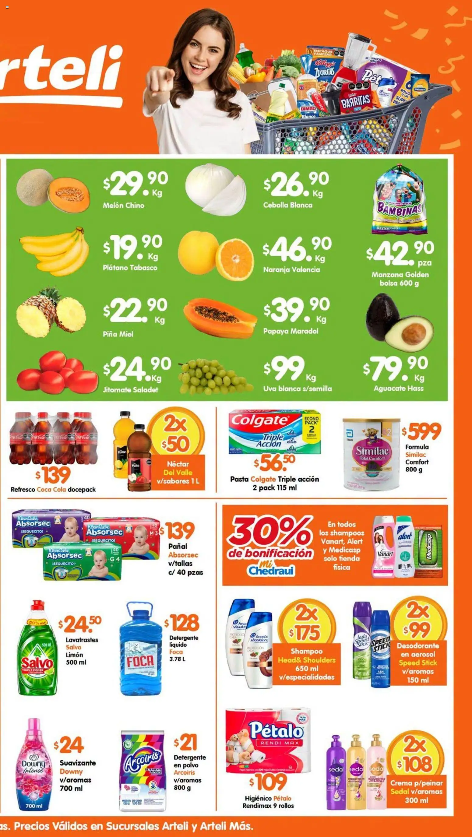 Nuevas ofertas de Arteli válidas en toda la República Mexicana desde el 06/07/2026. ¡Encuentra las mejores ofertas en Arteli folleto Tuxpan! | Página: 2 | Productos: Refresco, Limón, Pasta, Polvo