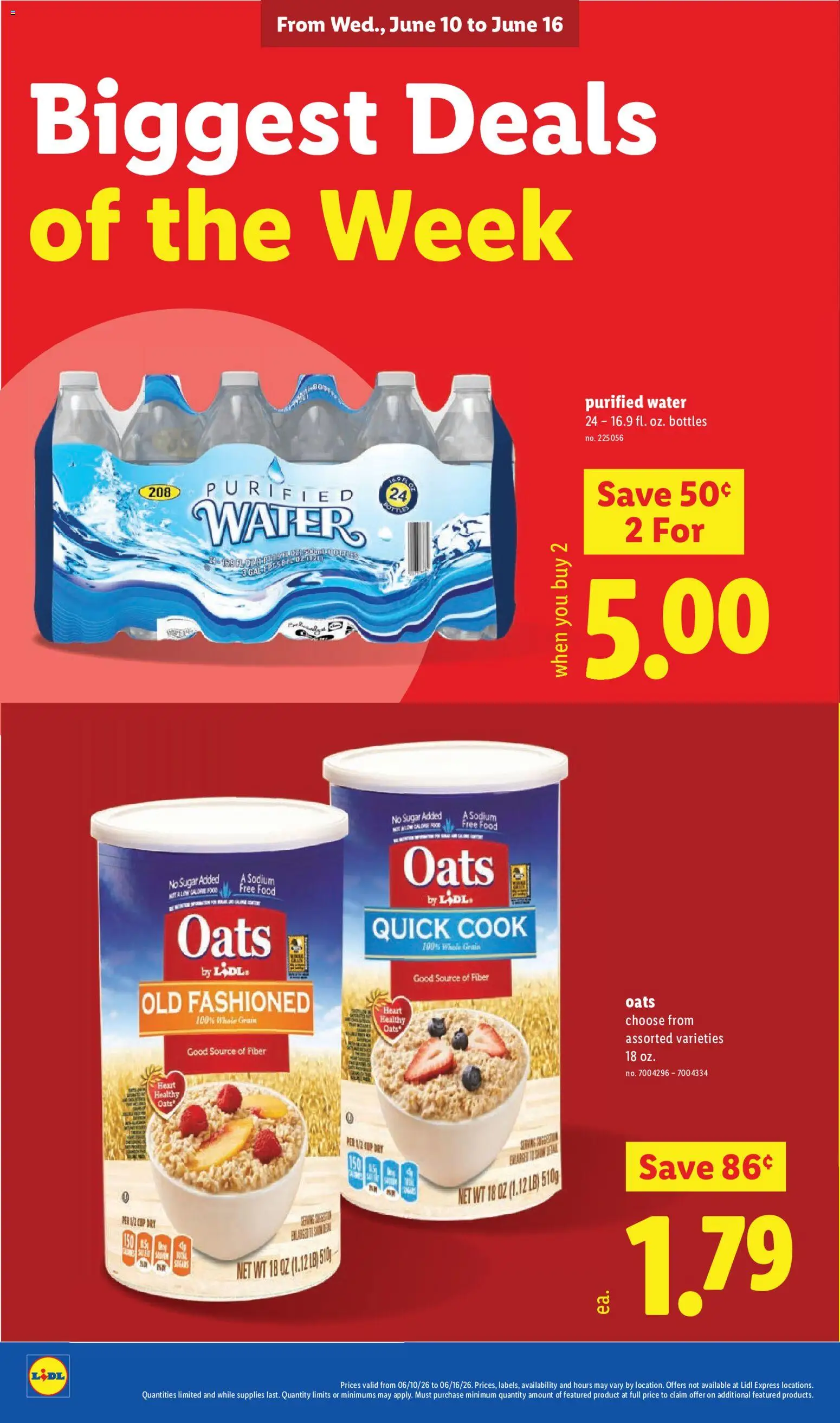 Lidl Weekly Ad - valid from 10.06.2026 | Page: 24 | Products: Water, Sugar