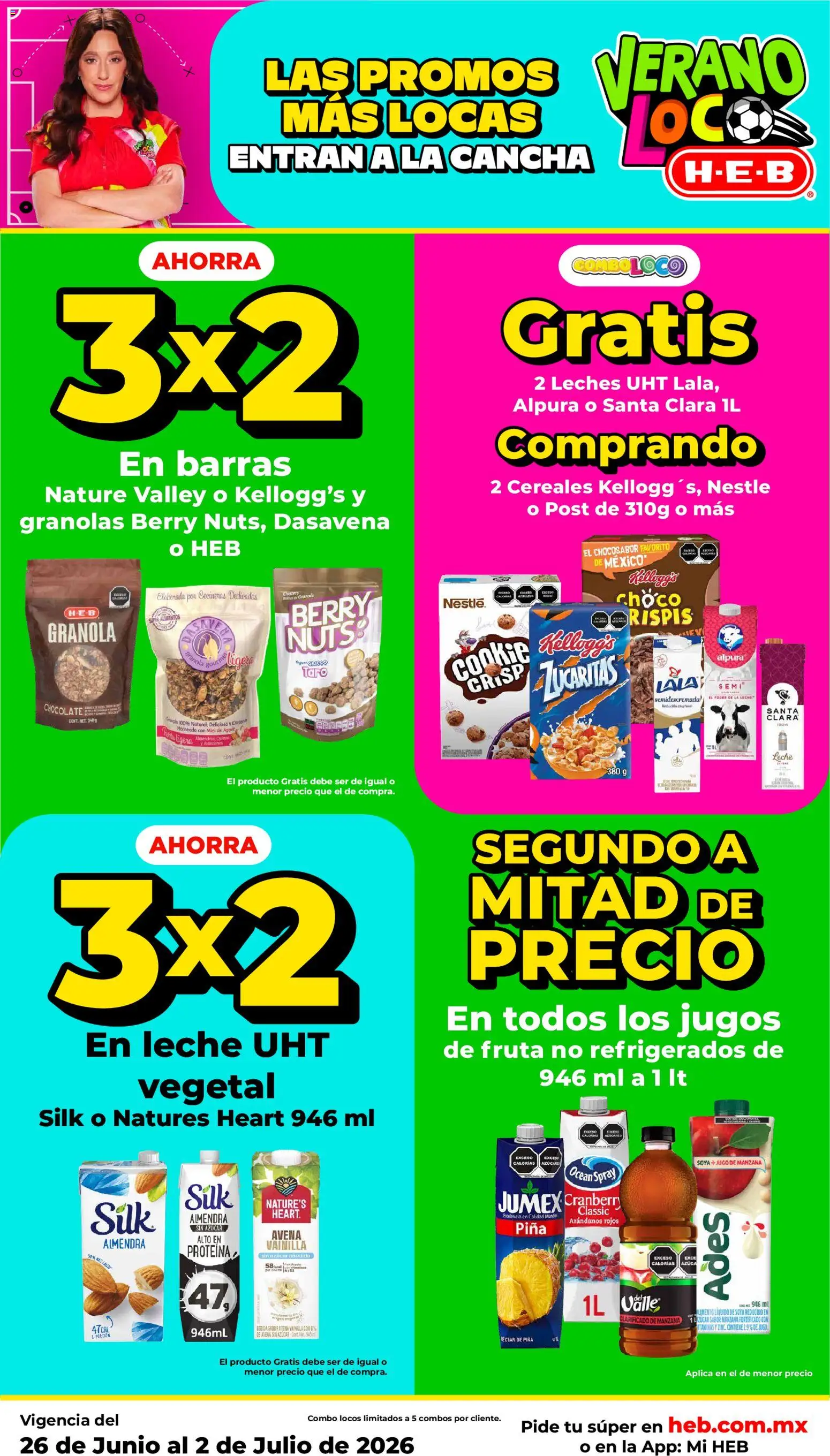 Nuevas ofertas de H-E-B válidas en toda la República Mexicana desde el 26/06/2026. ¡Encuentra las mejores ofertas en H-E-B folleto! | Página: 6