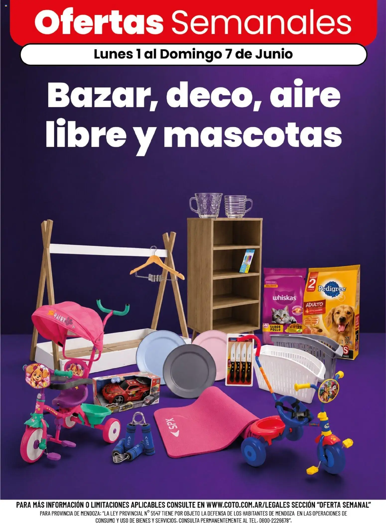Coto - Ofertas Bazar, deco, aire libre y mascotas │ válido desde el 01.06.2026 | Página: 1