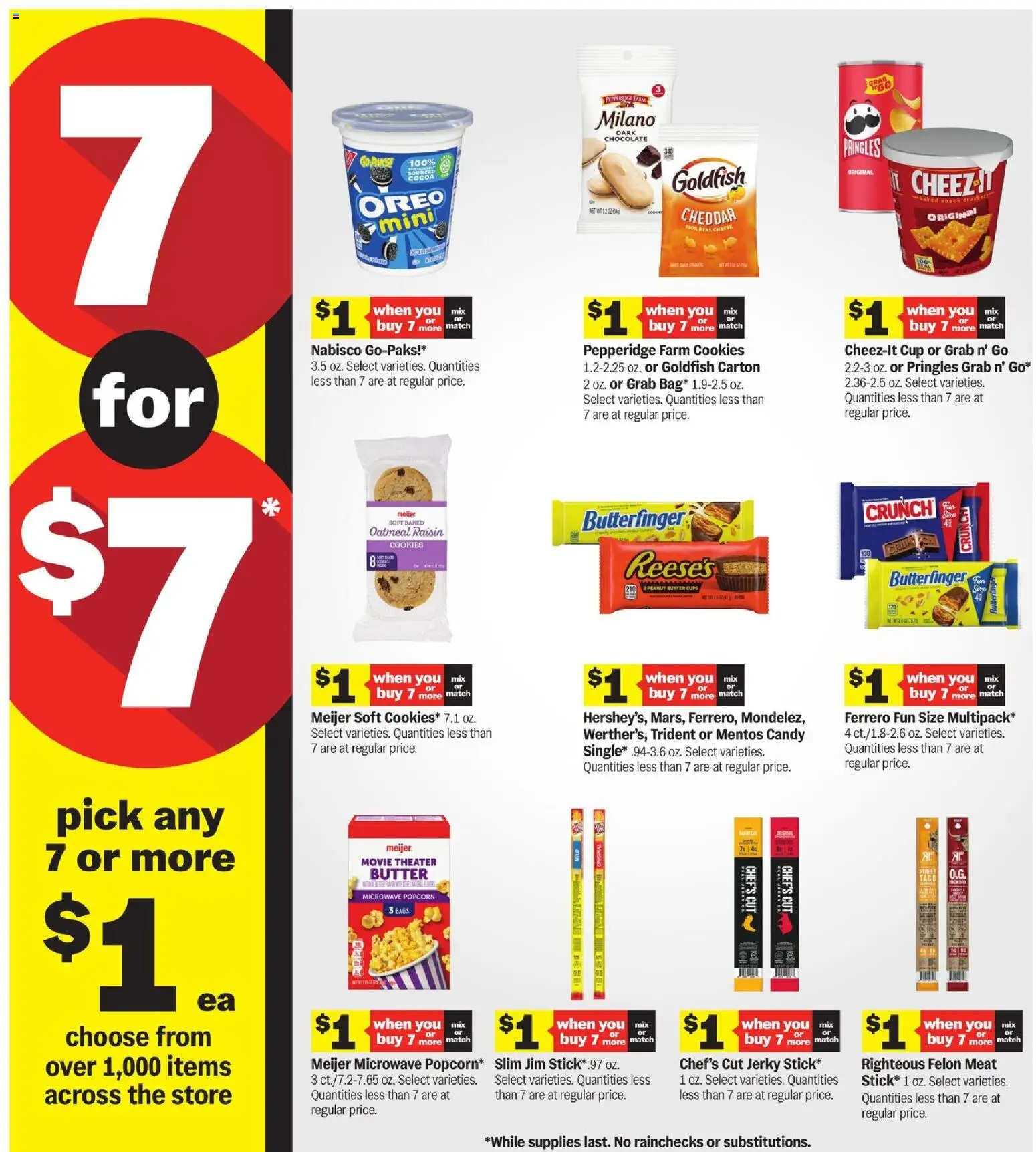 Meijer Weekly Ad - MI - valid from 07/29/2026 | Page: 10 | Products: Butter, Cheese, Chocolate, Microwave