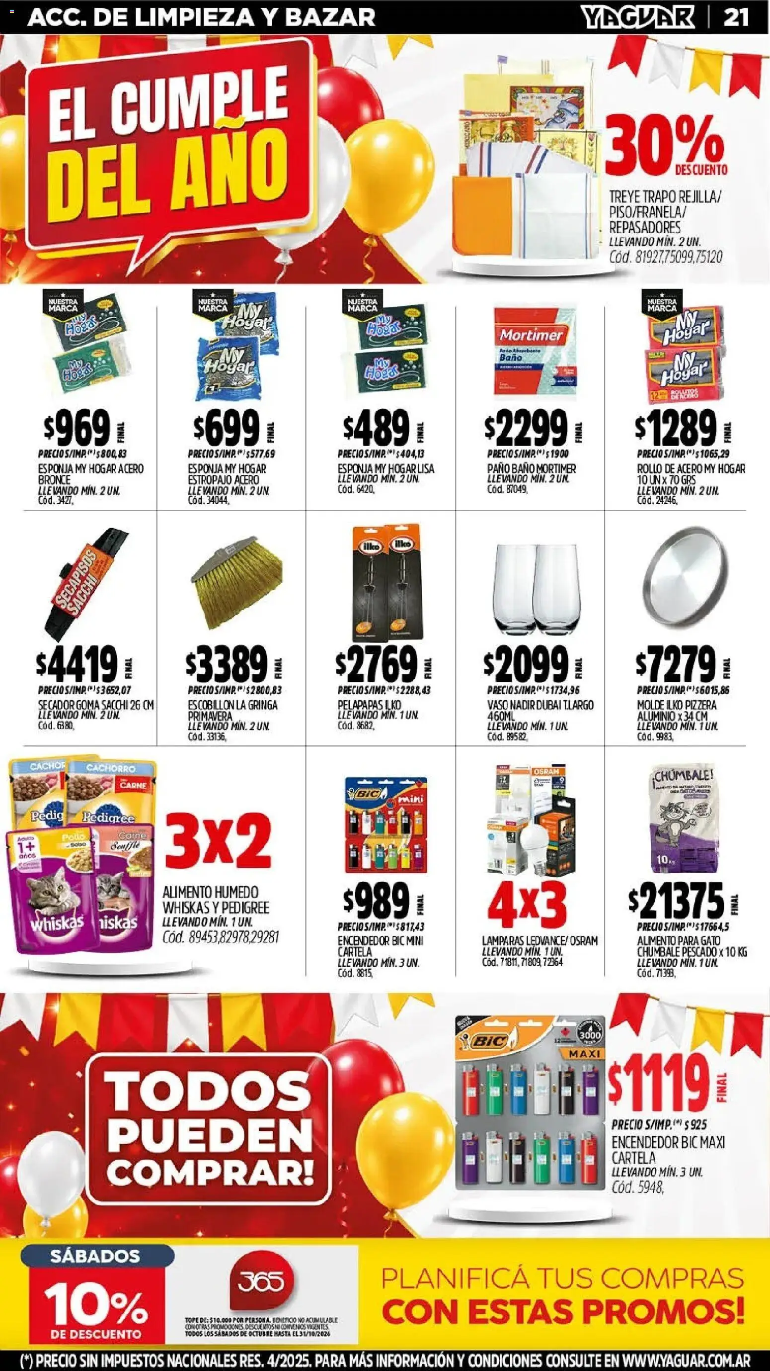 Yaguar - Oferta Semanal Mar del Plata │ válido desde el 12/10/2026 | Página: 23