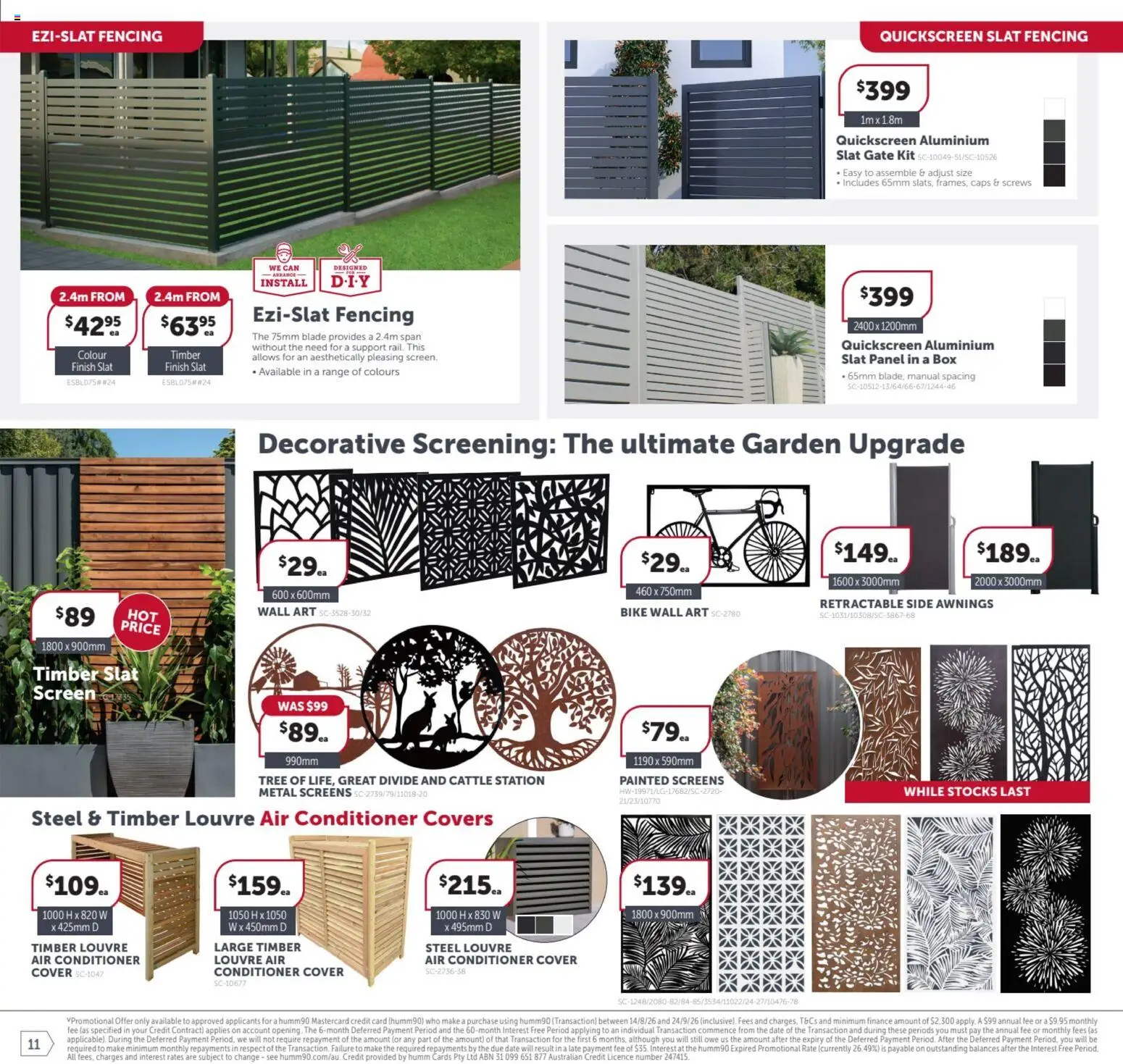 Stratco catalogue - valid from 14/08/2026 | Page: 11 | Products: Box, Gate, Conditioner, Date