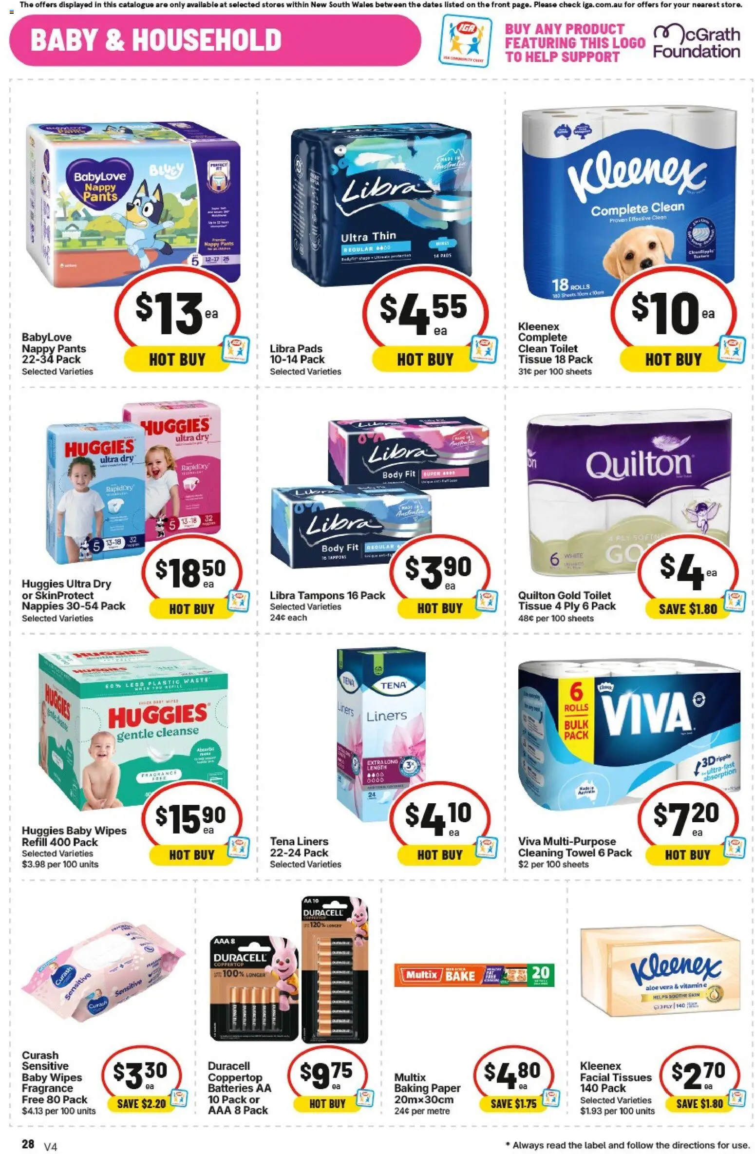 IGA catalogue - valid from 23/09/2026 | Page: 36 | Products: Household, Aloe vera, Multipurpose, Tissues