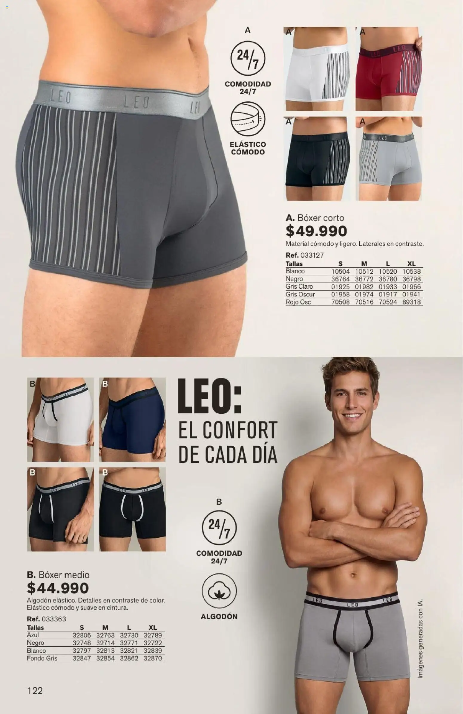Leonisa revista - valida desde el 04/08/2026 | Página: 122 | Productos: Algodón