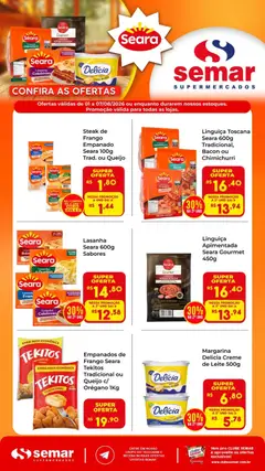 Semar Supermercado ofertas Seara - Pré-Visualização do folheto da loja Semar Supermercado, válido de 01/08/2026
