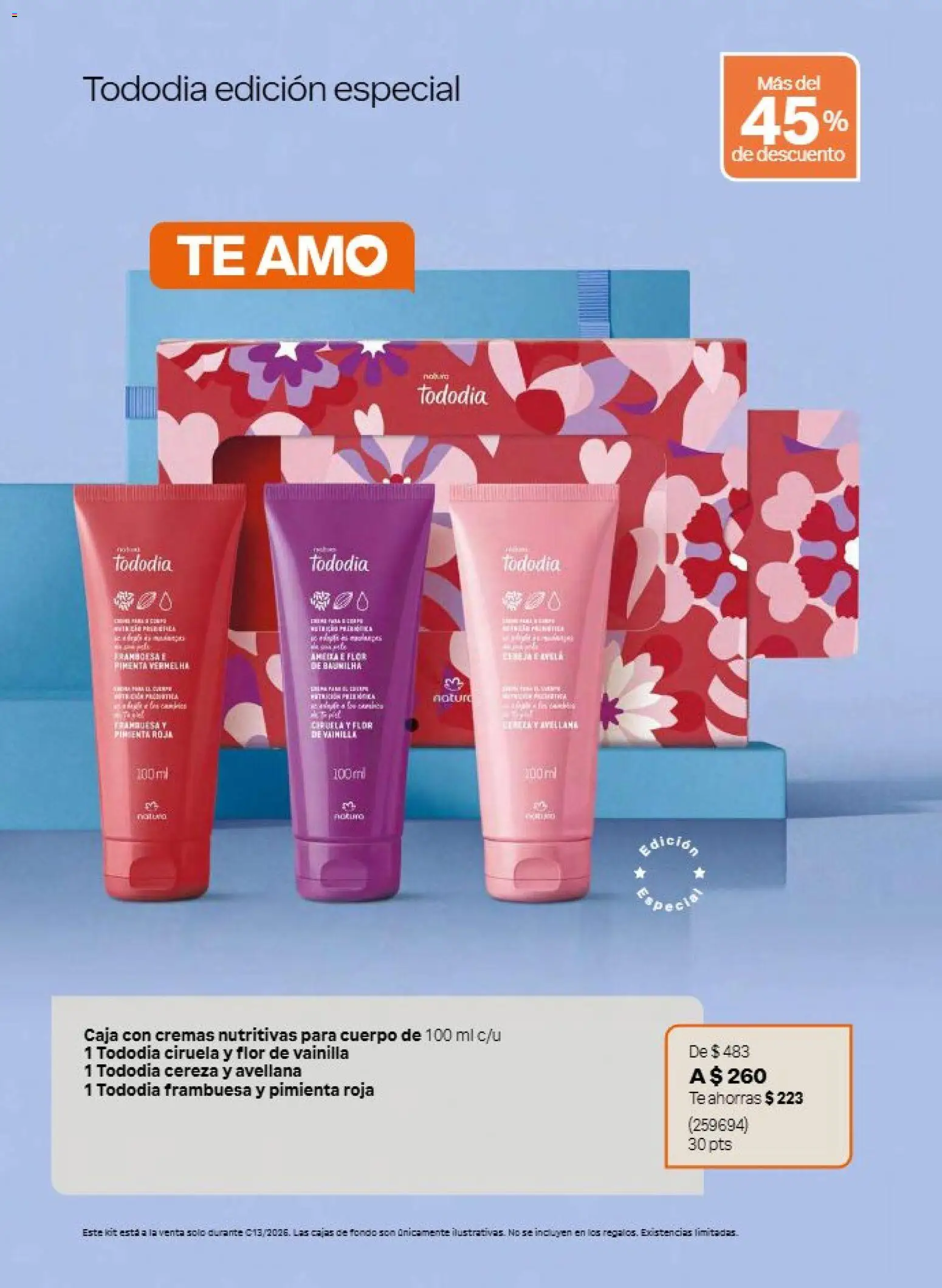 Nuevas ofertas de Natura válidas en toda la República Mexicana desde el 21/08/2026. ¡Encuentra las mejores ofertas en Natura campaña 13 2026! | Página: 14 | Productos: Pimienta, Vainilla, Té, Caja