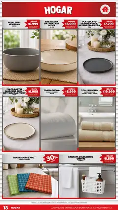 Vista previa Makro ofertas válido desde el 20/08/2026 | Página: 18 | Productos: Toalla, Bowl, Postre, Canasta