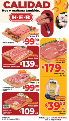 Vista previa de H-E-B folleto Calidad, nuevo folleto de la tienda, válido en México a partir del 08.05.2026
