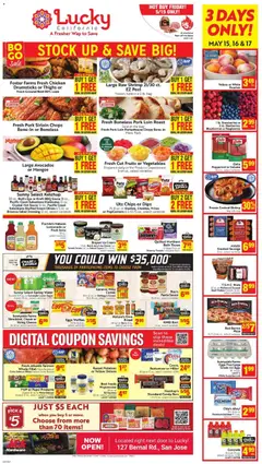 Preview of Lucky Supermarkets weekly ads valid from 13.05.2026