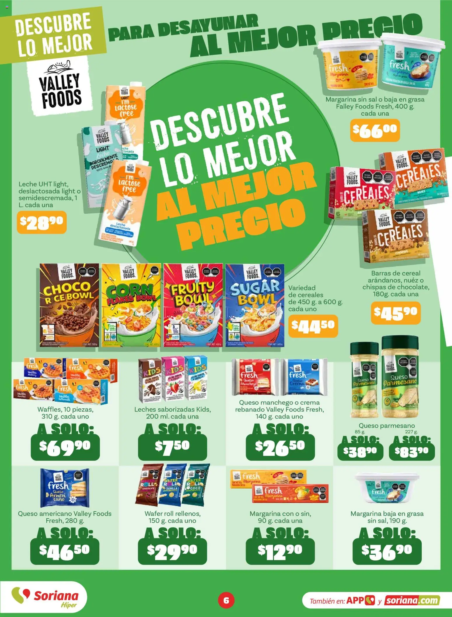 Nuevas ofertas de Soriana válidas en toda la República Mexicana desde el 18/09/2026. ¡Encuentra las mejores ofertas en Soriana Descubre lo mejor al mejor precio Híper Nacional! | Página: 6