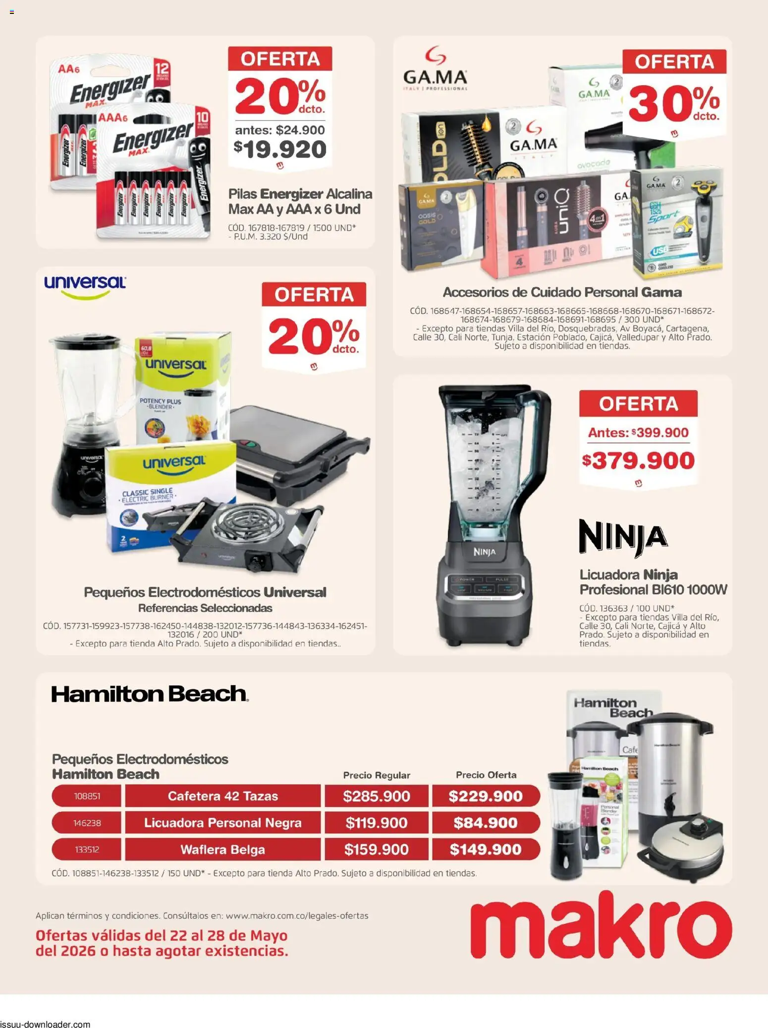 Makro revista - valida desde el 22.05.2026 | Página: 22