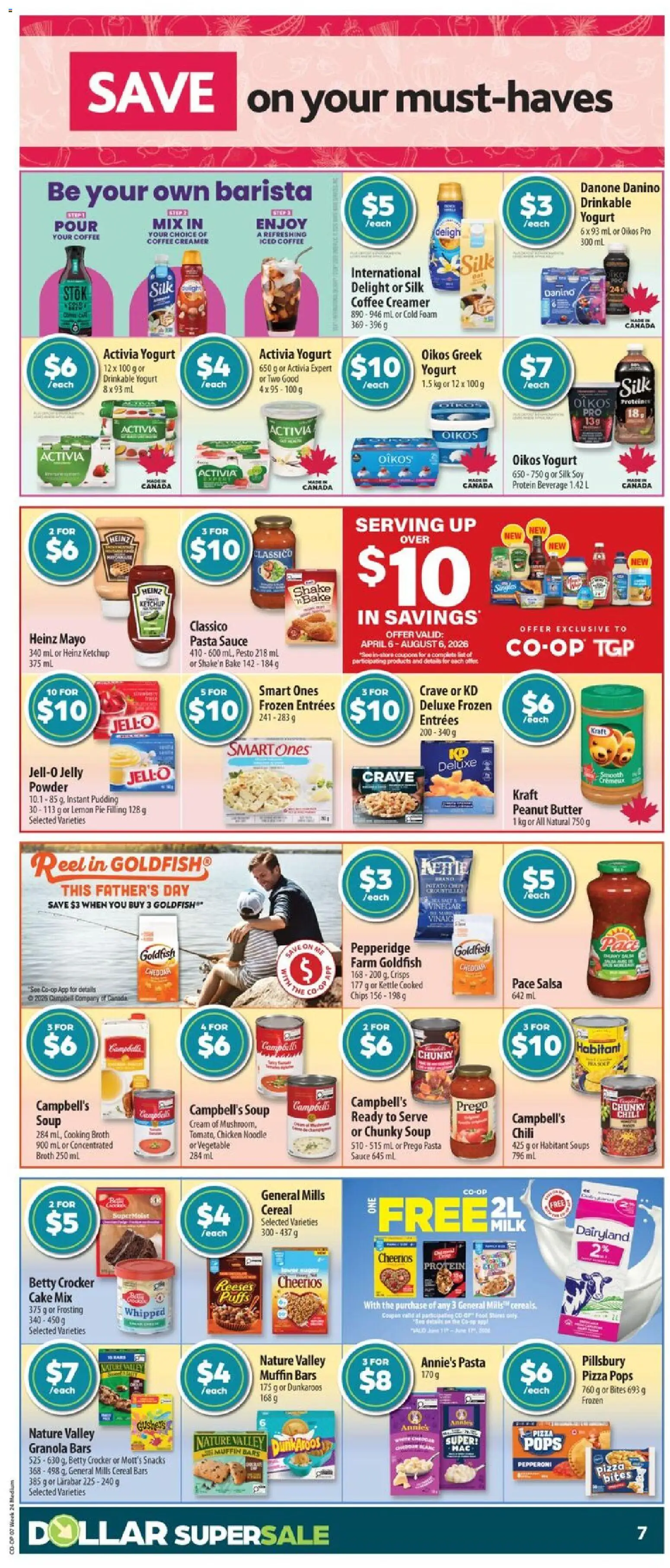 Co-op Food flyer valid from 11.06.2026 | Page: 15 | Products: Pasta, Ketchup, Coffee, Chicken