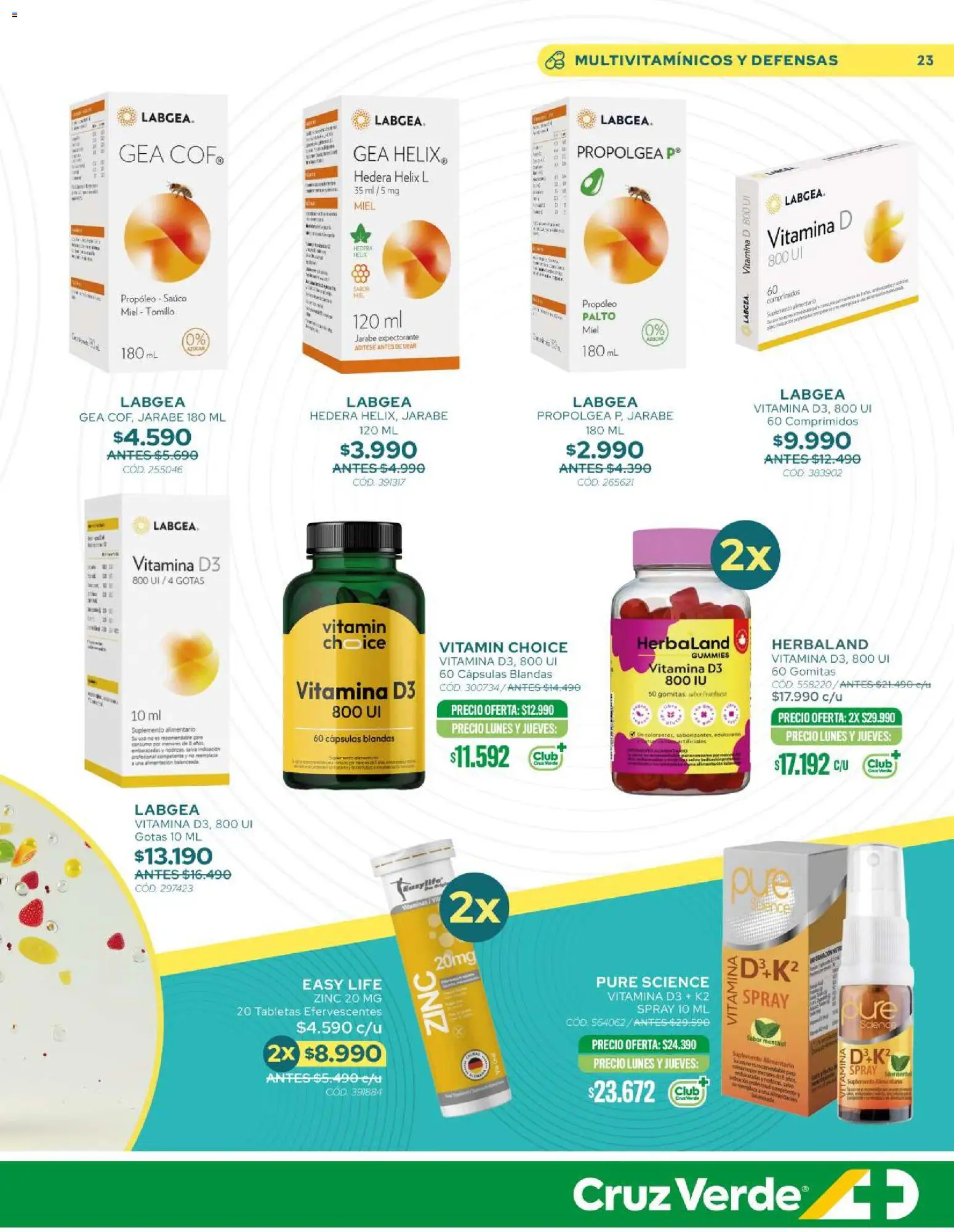 Cruz Verde Descuentos │ válido desde el 01.06.2026 | Página: 23 | Productos: Gomitas