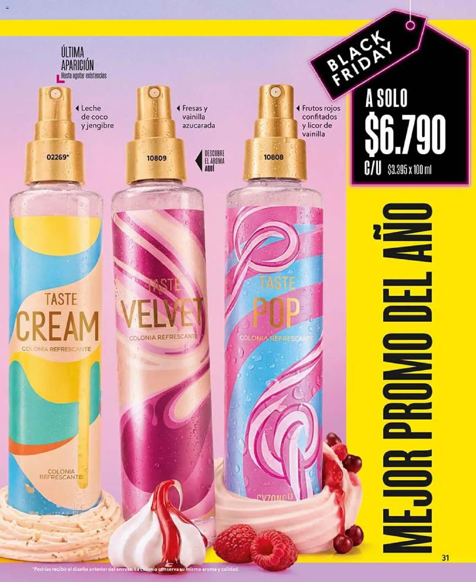 Catálogo CyZone Campaña 16 │ válido desde el 28.09.2026 | Página: 31 | Productos: Coco, Jengibre, Leche, Fresas
