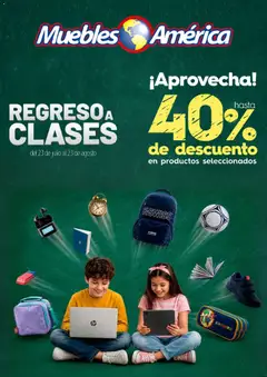 Vista previa de Muebles America catálogo, nuevo folleto de la tienda, válido en México a partir del 23/07/2026