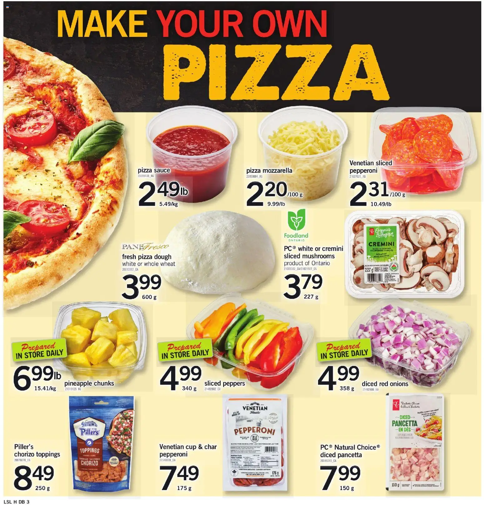 Loblaws flyer valid from Jul 16, 2026 | Page: 8 | Products: Pineapple, Pizza