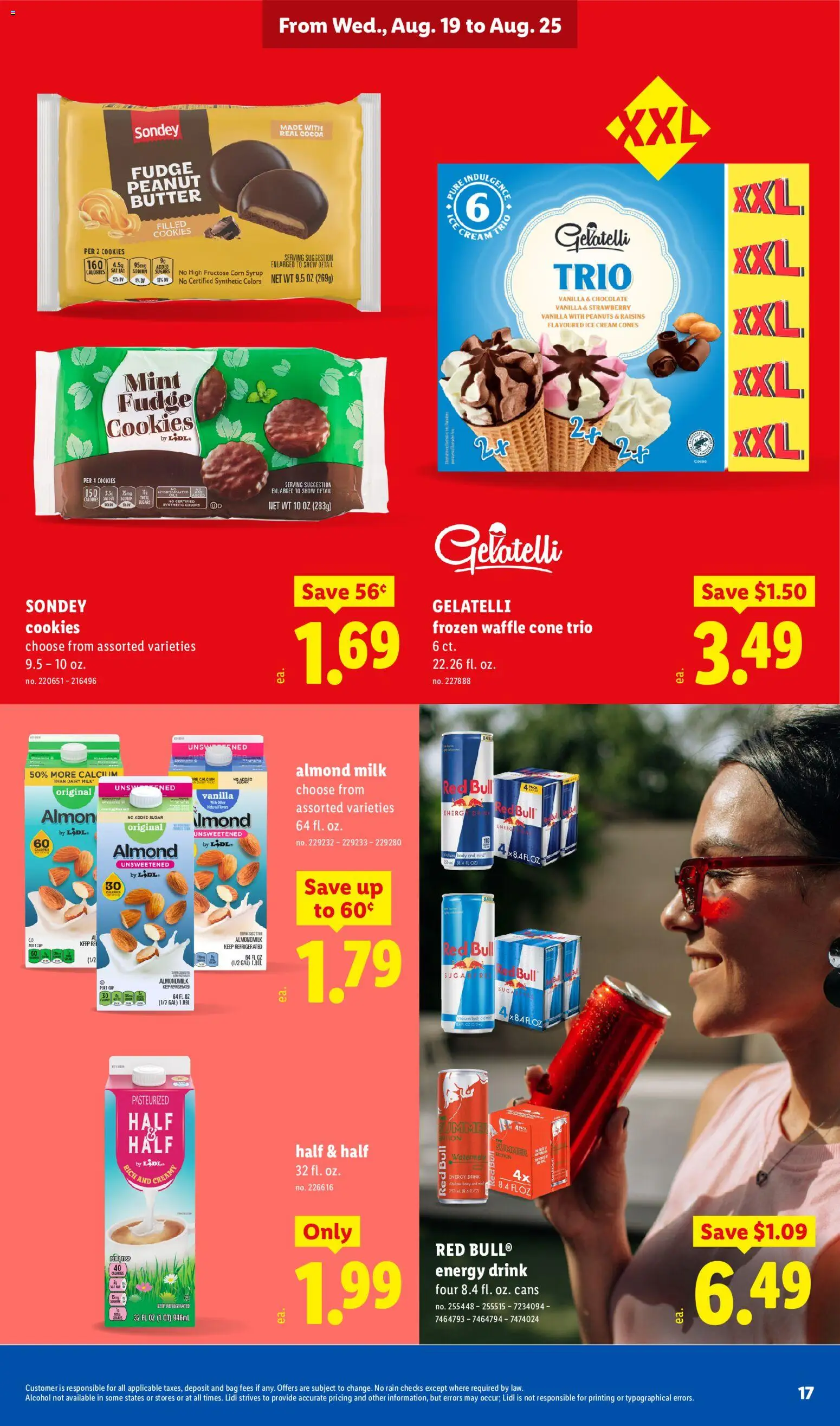 Lidl Weekly Ad - valid from 08/19/2026 | Page: 17 | Products: Corn, Milk, Raisins, Sugar