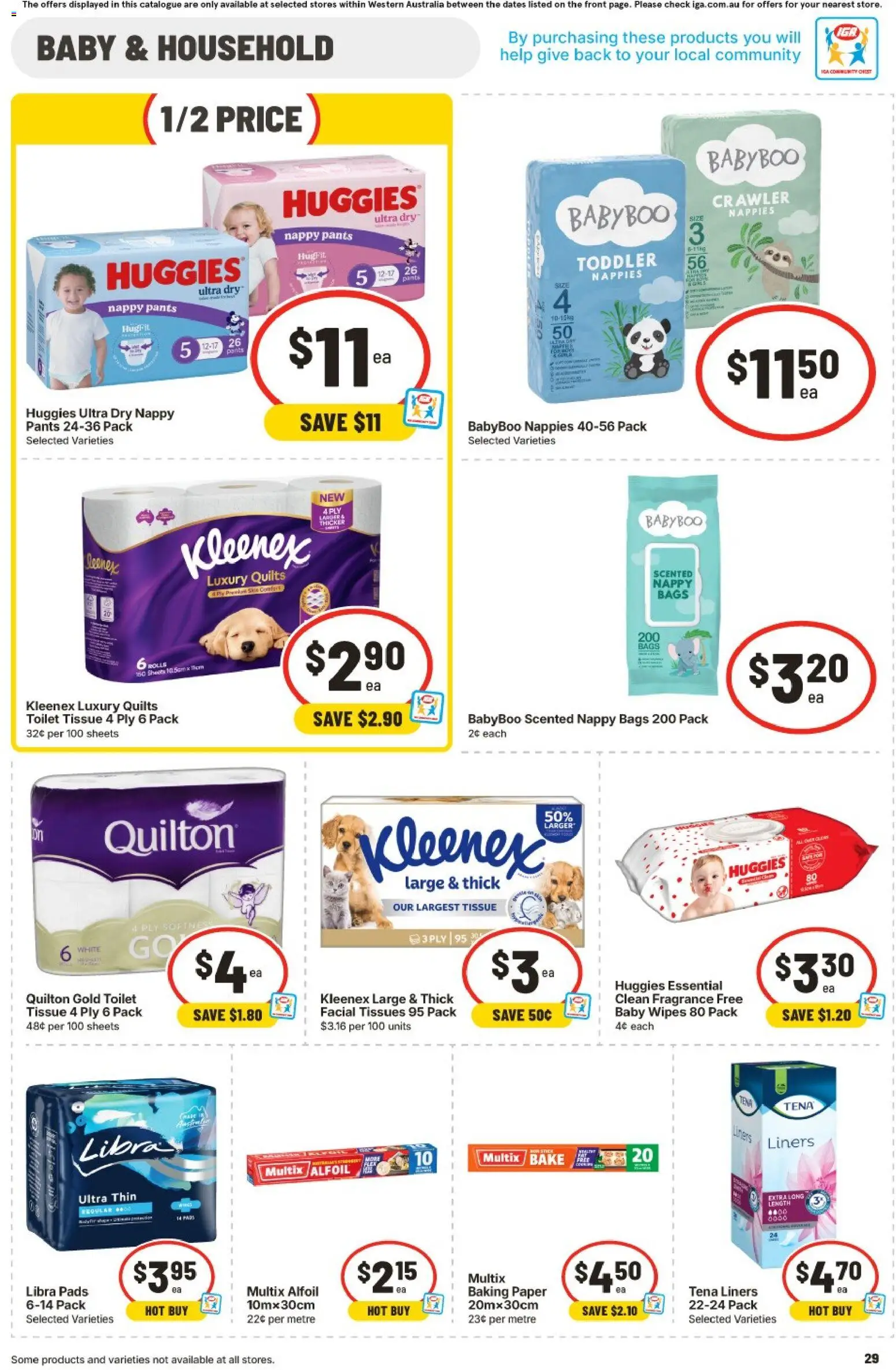 IGA catalogue - valid from 03.06.2026 | Page: 29 | Products: Household, Fragrance, Nappies, Pants